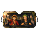 Monkey D. Luffy x Roronoa Zoro One Piece Car Auto Sunshades