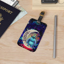 Monster Inc Sully And Mike Love You To The Moon Galaxy Luggage Tag