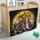 Moon Demon Slayer Moonlight Quilt Blanket Nearkii