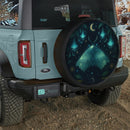 Moon Phase Galaxy Mystic Luna Moth Car Spare Tire Cover