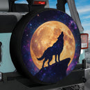 Moon Wolf Galaxy Car Spare Tire Cover