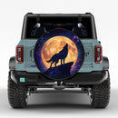 Moon Wolf Galaxy Car Spare Tire Cover