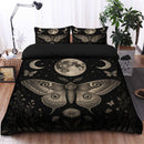 Mystic Moon Phase Moth Bedding Set