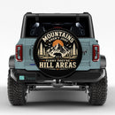Mountains Bear Hill Car Spare Tire Cover