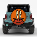 Mr. Krabs Cartoon Custom Jeep Wheel Cover With Camera Hole