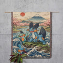 Mudkip Marshtomp Swampert Pokemon Woven Throw Blanket