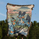 Mudkip Marshtomp Swampert Pokemon Woven Throw Blanket