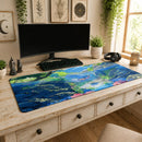 Mudkip Pokemon Watercolor Desk Mat