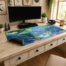 Mudkip Pokemon Watercolor Desk Mat