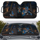 Mudkip x Marshtomp x Swampert Pokemon Car Auto Sunshades