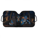 Mudkip x Marshtomp x Swampert Pokemon Car Auto Sunshades