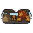 Mufasa x Simba Lion King Car Auto Sunshades