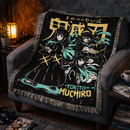 Muichiro Tokito  Demon Slayer Woven Throw Blanket