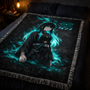 Muichiro Tokito Demon Slayer Woven Throw Blanket