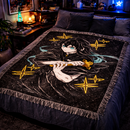 Muichiro Tokito From Demon Slayer Woven Throw Blanket