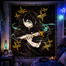 Muichiro Tokito From Demon Slayer Woven Throw Blanket