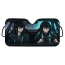 Muichiro Tokito x Yuichiro Tokito Demon Slayer Custom Car Windshield Sunshades