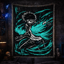 Dabi My Hero Academia Anime Woven Throw Blanket