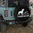 My Rottweiler Ate Your Stick Family Car Spare Tire Cover