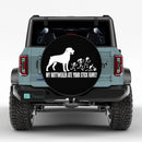 My Rottweiler Ate Your Stick Family Car Spare Tire Cover