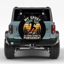 Vintage Running Sport Car Spare Tire Cover