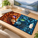 Mysterious Kitty Fire & Water Desk Mat