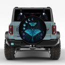 Mystic Luna Moth & Mushrooms Car Spare Tire Cover