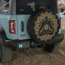 Mandala Meditating Bigfoot Yoga Jeep Car Spare Tire Cover