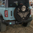 Mystic Moon Phase Moth Car Spare Tire Cover