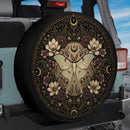 Mystical Luna Moth Butterfly Custom Jeep Wheel Cover With Camera Hole