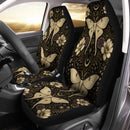 Mystical Luna Moth Embroidery Butterfly Custom Car Seat Covers Decor Protectors