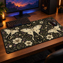 Mystical Luna Moth Night Butterfly Desk Mat