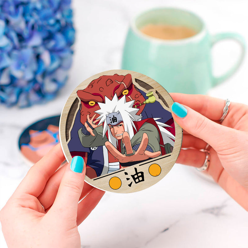 Jiraiya Ceramic Decor Coaster - Gift Idea