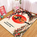 Naruto Cherry Blossom Rectangular Area Rug
