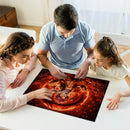 Natsu Dragneel Moon Fairy Tail Jigsaw Puzzle