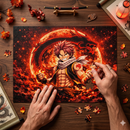 Natsu Dragneel Moon Fairy Tail Jigsaw Puzzle