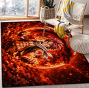 Natsu Dragneel Form Anime Fairy Tail Rectangular Area Rug