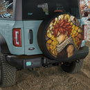 Natsu Fairy Tail Anime Stained Glass Jeep Car Spare Tire Cover