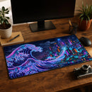 Neon City Cyberpunk Desk Mat