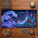 Neon City Cyberpunk Desk Mat