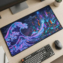 Neon City Cyberpunk Desk Mat