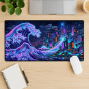 Neon City Cyberpunk Desk Mat