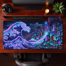 Neon City Cyberpunk Desk Mat