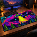 Neon UFO Gamer Desk Mat