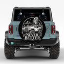 Never Better Girly Skull Car Spare Tire Cover