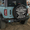 Never Underestimate A Grandma With A Jeep Car Spare Tire Cover
