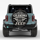 Never Underestimate A Grandma With A Jeep Car Spare Tire Cover