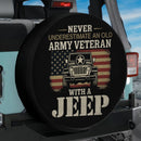 Never Underestimate An Old Army Veteran With A Jeep Car Spare Tire Cover
