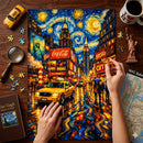 NewYork City Starry Night Jigsaw Puzzle