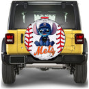 New York Mets Car Spare Tire Cover With Camera Hole